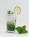 Juego de 6 vasos de vidrio templado, para Mojito, Cuba Libre, Cóctel Habana, etc.  para camareros profesionales, 400 ml